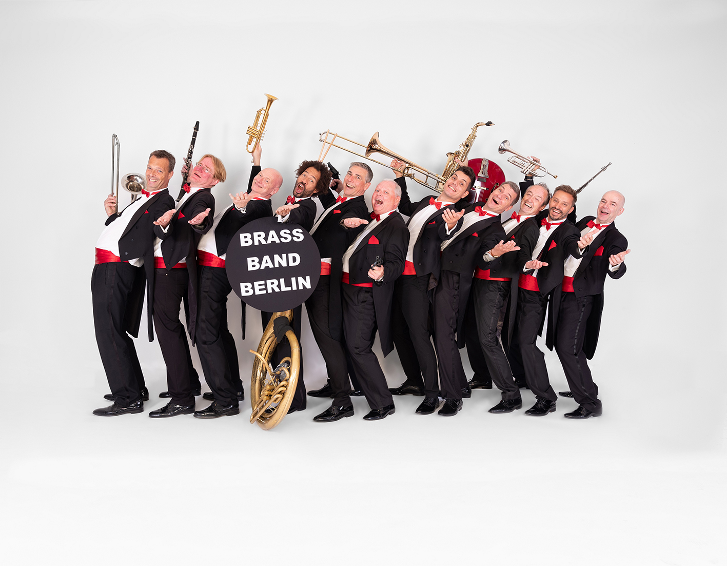 Brass Band Berlin „Spaß muss sein“ am Sonntag, 1. März 2026 um 18 Uhr in der Stadthalle Haßfurt. Foto: Axel Bahr