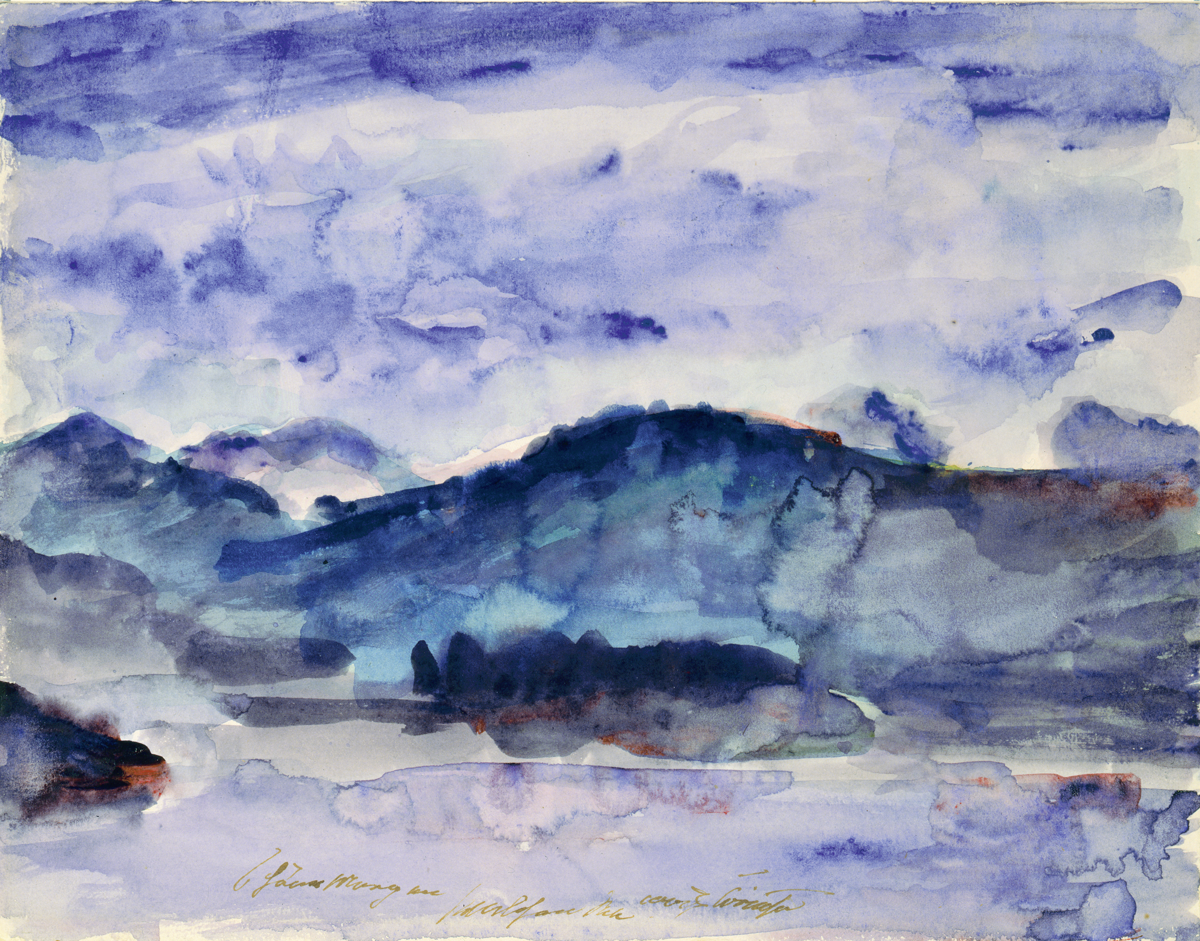 Lovis Corinth: „Schöner Morgen am Walchensee“, 1919 © Museums Georg Schäfer, Schweinfurt. Foto: Matthias Langer